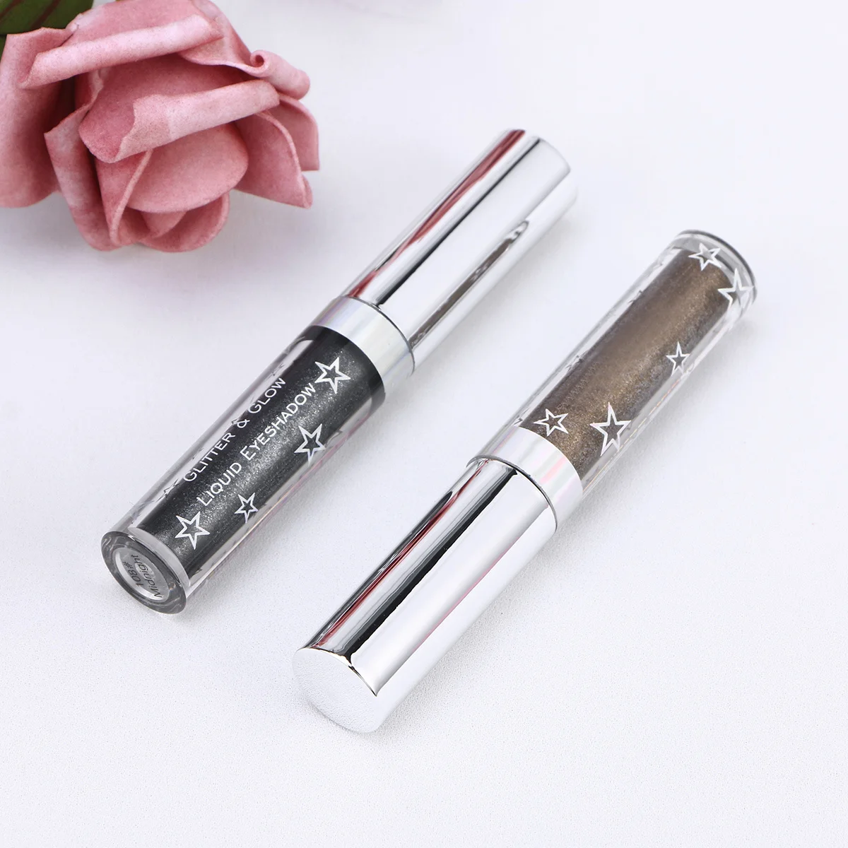 Perłowy cień do powiek Midnight1 Glitter Glow Liquid Mineral Powder Długotrwały wodoodporny sztyft do makijażu oczu dla kobiet