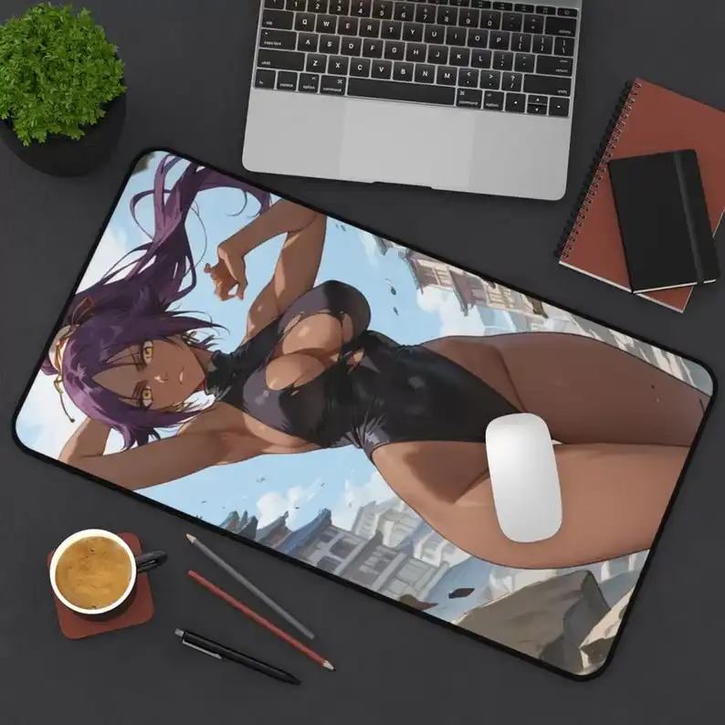 

Lovely Japanese Girl Mouse Pad, Non-slip Waterproof Mouse Pad, Office Gaming Desk Decoration Mat, The Perfect Gift for Friends.