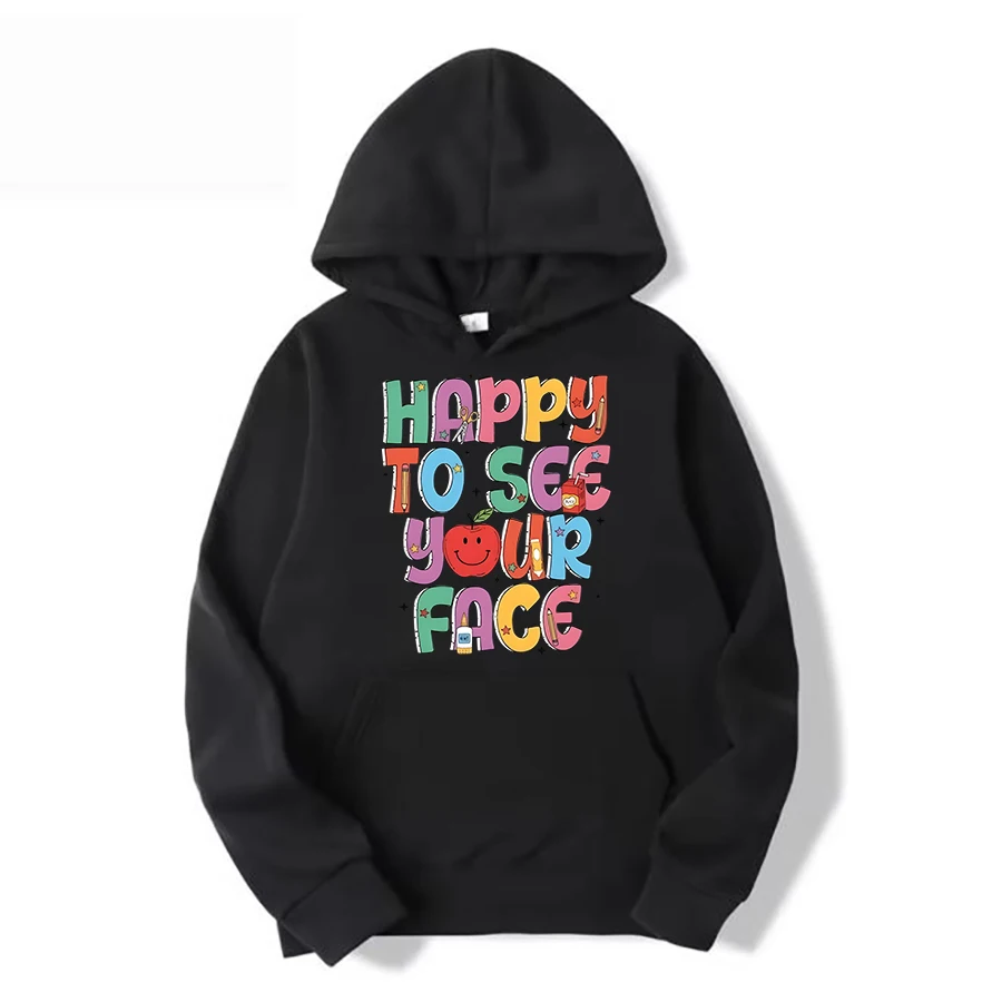 Crew Neck Sweatshirt  Long Sleeve   With a Hat  Printed  Casual  Warm  Stylish   Heavyweight (Fabric Weight 220–320 g/m²)