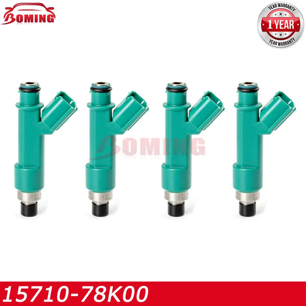 15710-78K00 4PCS Car Fuel Injectors For Suzuki Kizashi Grand Vitara 2.4L 2009 2010 2011 2012 2013 1571078K00 15710 78K00 New