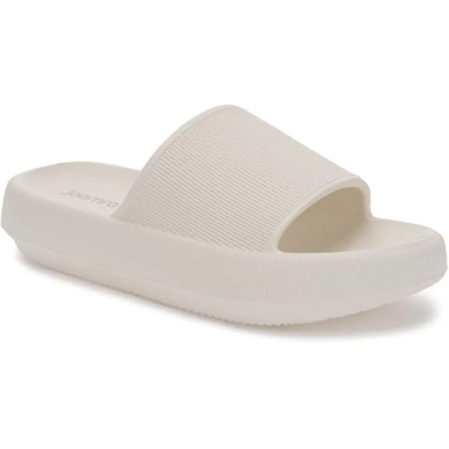 

Pillow Slippers for Women and Men Non Slip Quick Drying Shower Slides Bathroom Sandals Ultra Cushion Thick Sole