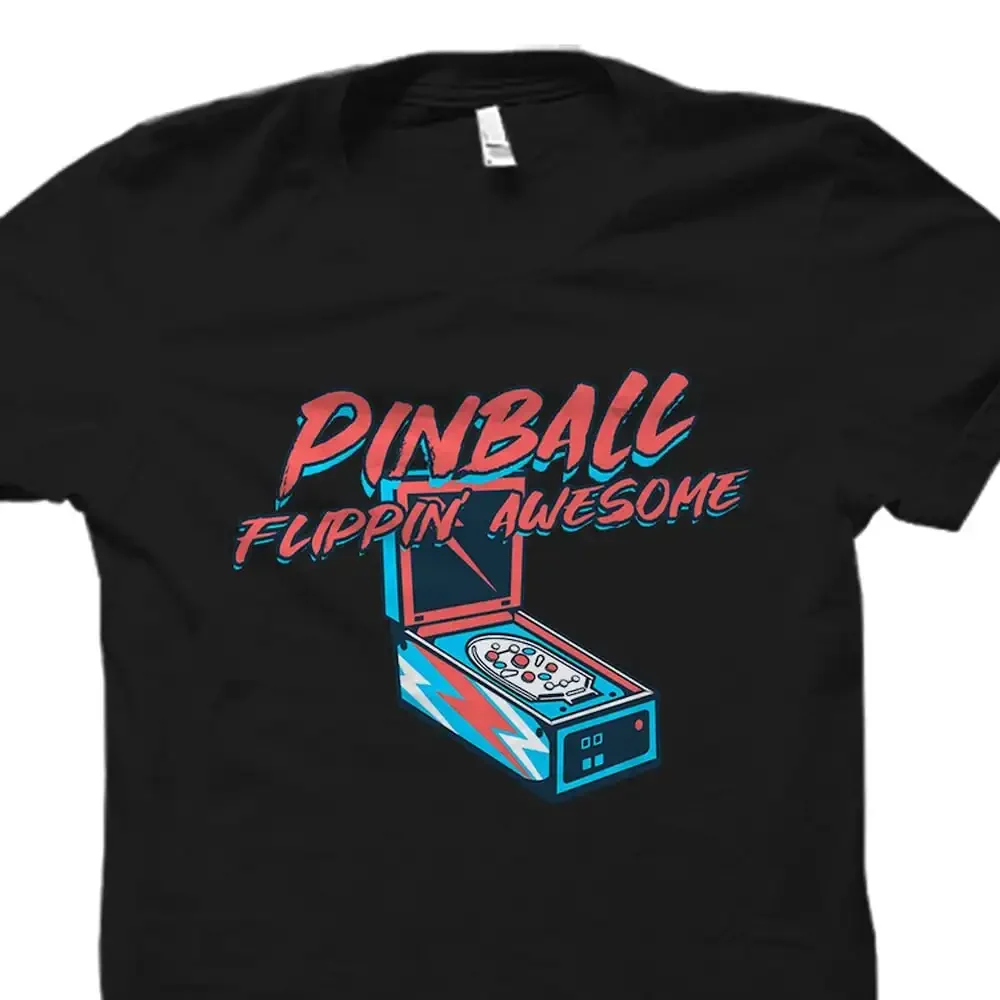 Pinball T Shirt Lover Arcade Addict Flippin Os2600