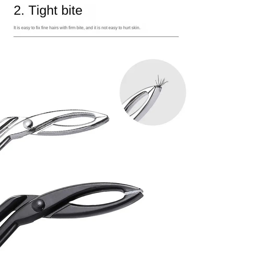 Tool Face Hair Removal Eyebrow Tweezers Elbow Eyebrow Pliers Clip Hair Plucker Hairgripping Straight Tip Tweezers Clip