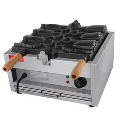FY-1103B Commercial Use Ice cream Taiyaki machine Fish cone waffle maker ice cream Fish molds 2000W