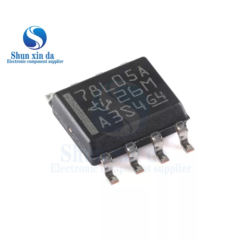 10PCS UA78L05ACDR SOP-8 78L05 78L05A 8L05A L78L05ACD13TR MC78L05ABDR2G 0.1A 5V SMD Chip 100mA Positive Voltage Regulators IC