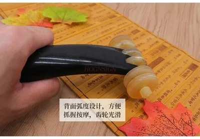 Ox horn massage car double roller face massager face lifting manual face slimming device roller type face pushing