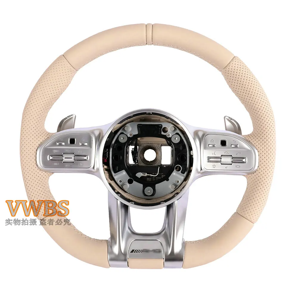 For Mercedes Benz AMG GT W205 W177 W213 OEM Steering Wheel Customized Leather Steering Wheel