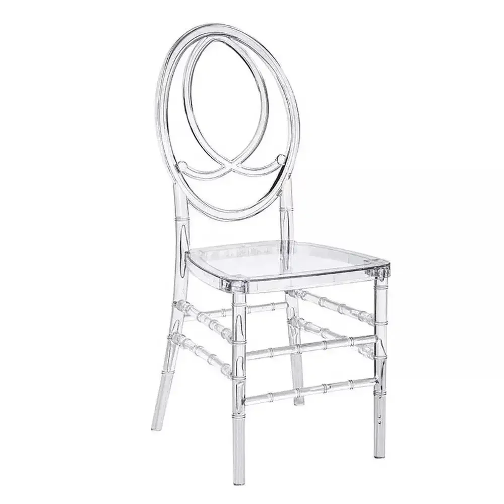 Hotel Luxury Stackable Wedding Event Transparent Clear Acrylic Phoenix Chairs wholesale