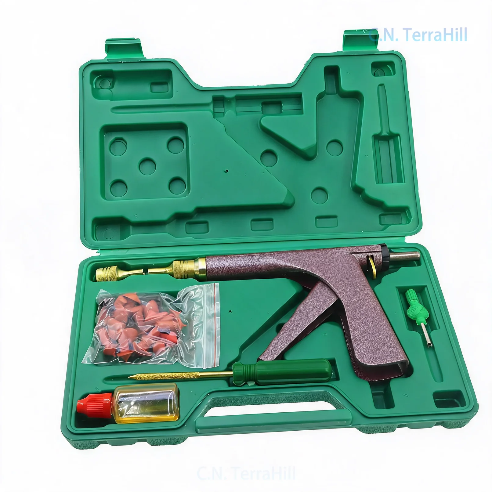Tubeless Tire Repair Kit for Electric Motorcycle and Scooter, Mushroom Nail Rubber Plugs with Tire Repair Tools