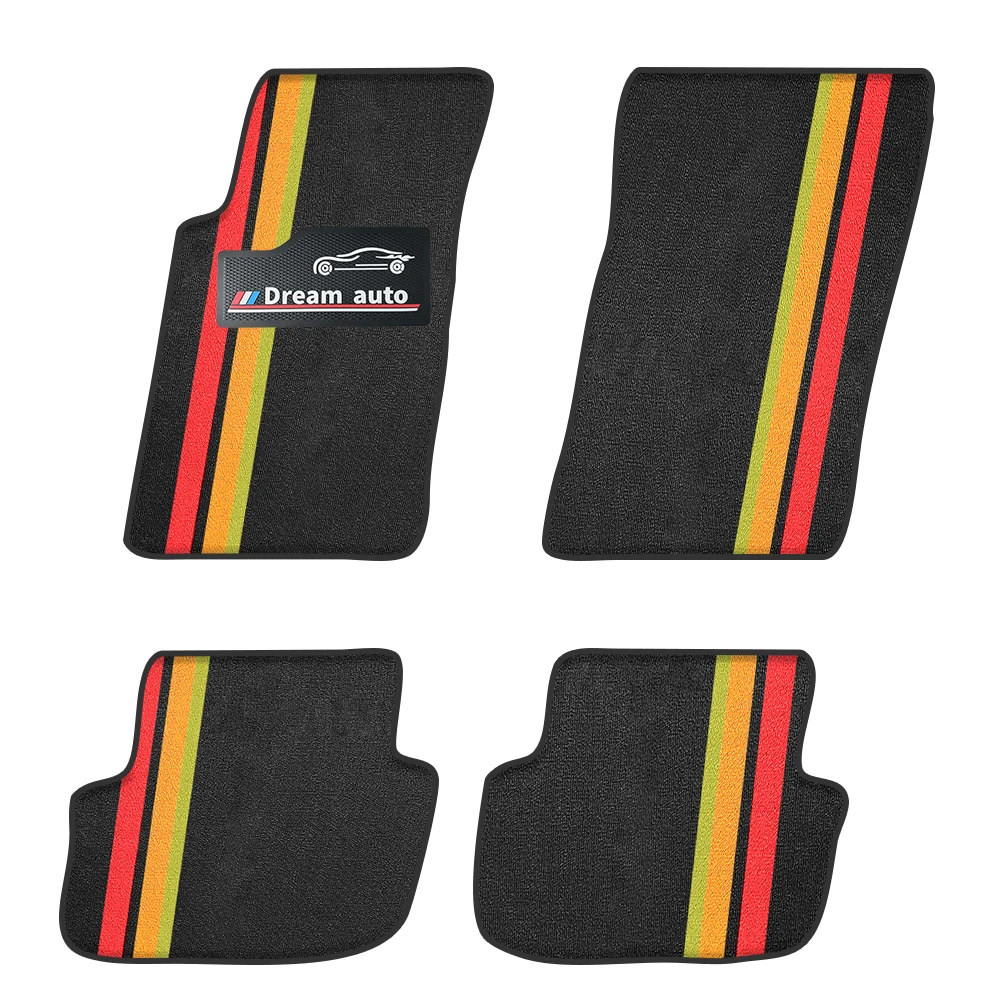 

Car Floor Mat For Chevrolet Camaro 2010–2015 MK5 Waterproof Interior Protection Accessories Car Mats Full Set