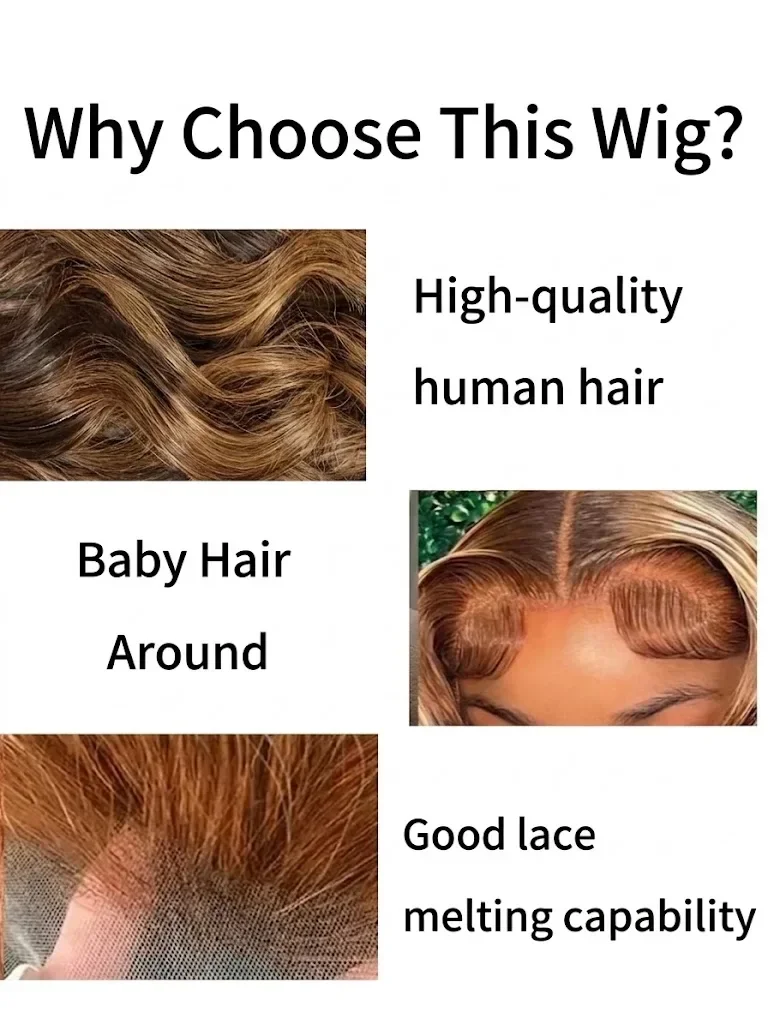 250% Density Full Hd Lace Front Wig 360 4/27 Highlight Ombre Lace Wigs 30 40 Inch Bone Straight Human Hair Pre Plucked HD Lace Frontal Wig 100% Human Hair For Women
