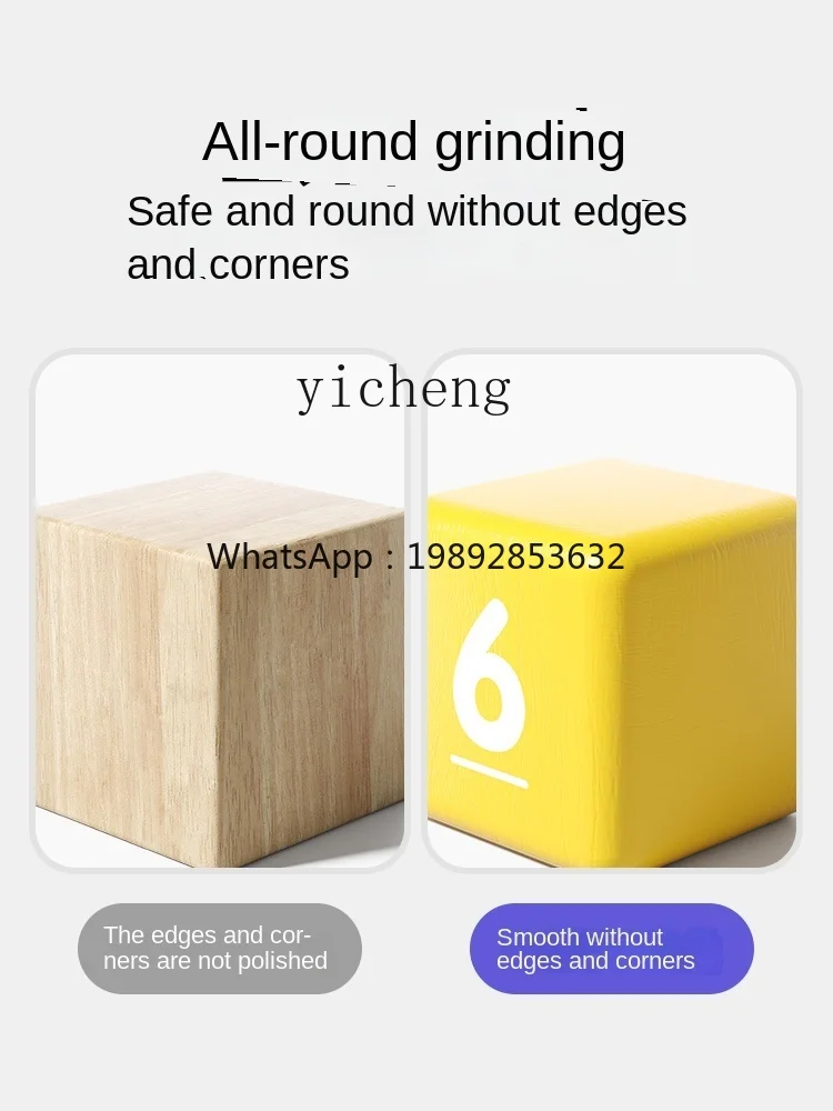 ZZ اللبنات لعبة طفل 1-2 سنة الطفل الجسيمات الكبيرة تجميعها ألعاب تعليمية خشبية التنوير هدية