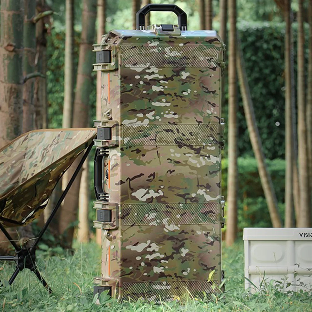 Imagem -06 - Shockproof Anti-roubo Caixa de Esponja Anti-roubo Case com Rodas Tactical Rifle Box Tempestade ao ar Livre Camping Caça Tiro 366