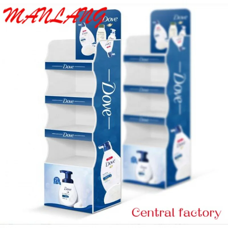 

Custom2 3 4 5 Tiers Custom Retail Paper Shelf Ready Display Packaging Box POS Cardboard Corrugated Tear Away Box