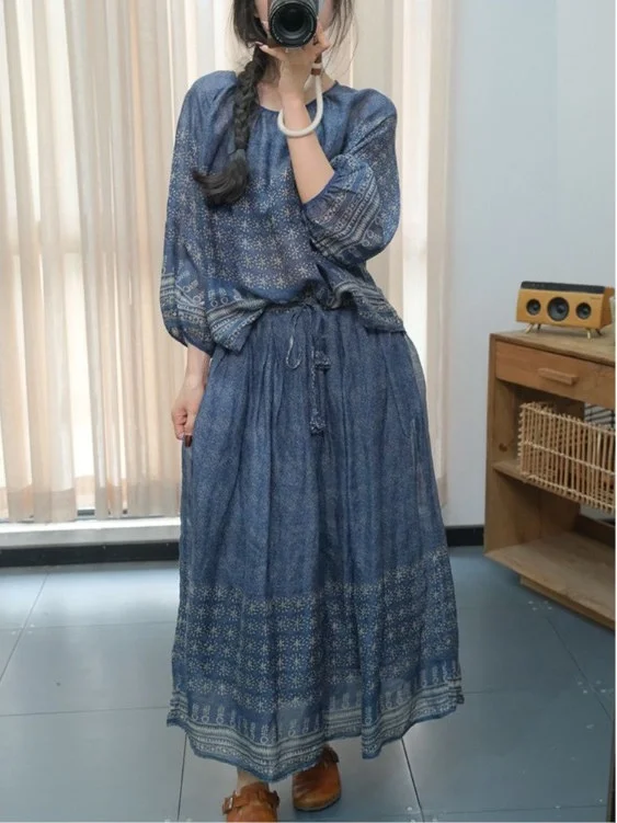  Casual High Waist Two-Piece Set Ele Brand Women's Faionable Sweater Vest And Rope Belted Skirt Ensemble