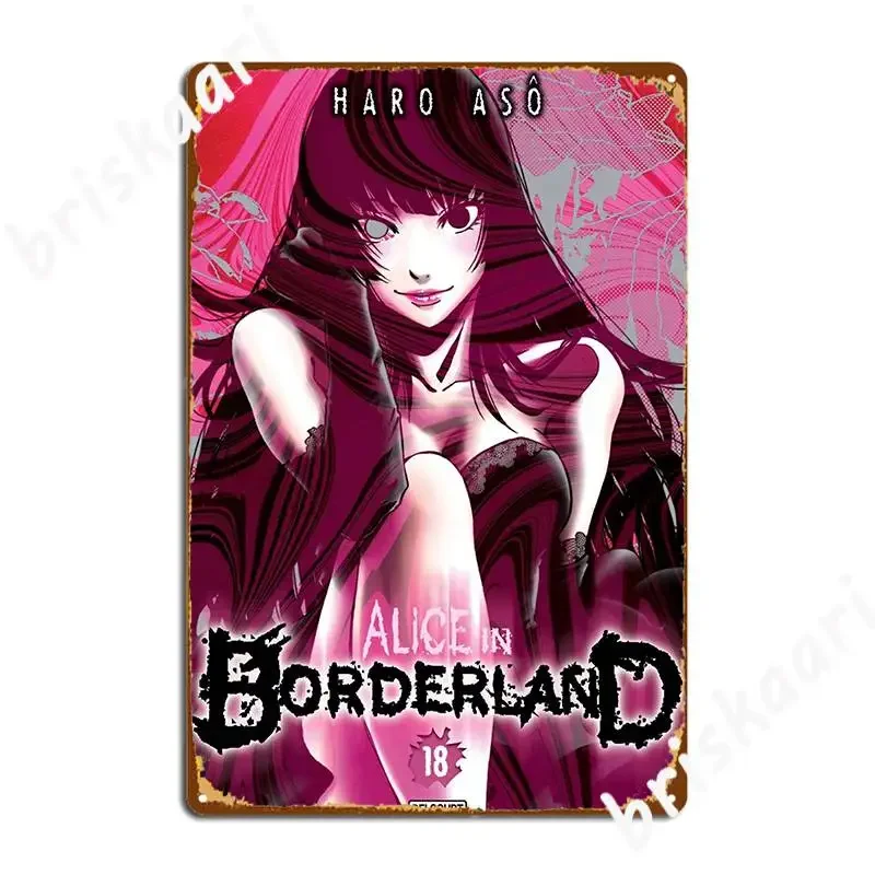 Alice In Borderland Metal Plaque Poster Cinema Garage Poster Printing Club Bar Tin Sign Poster