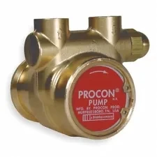 

PROCON, 112A035F11DB130 3/8" Brass Rotary Vane Pump,