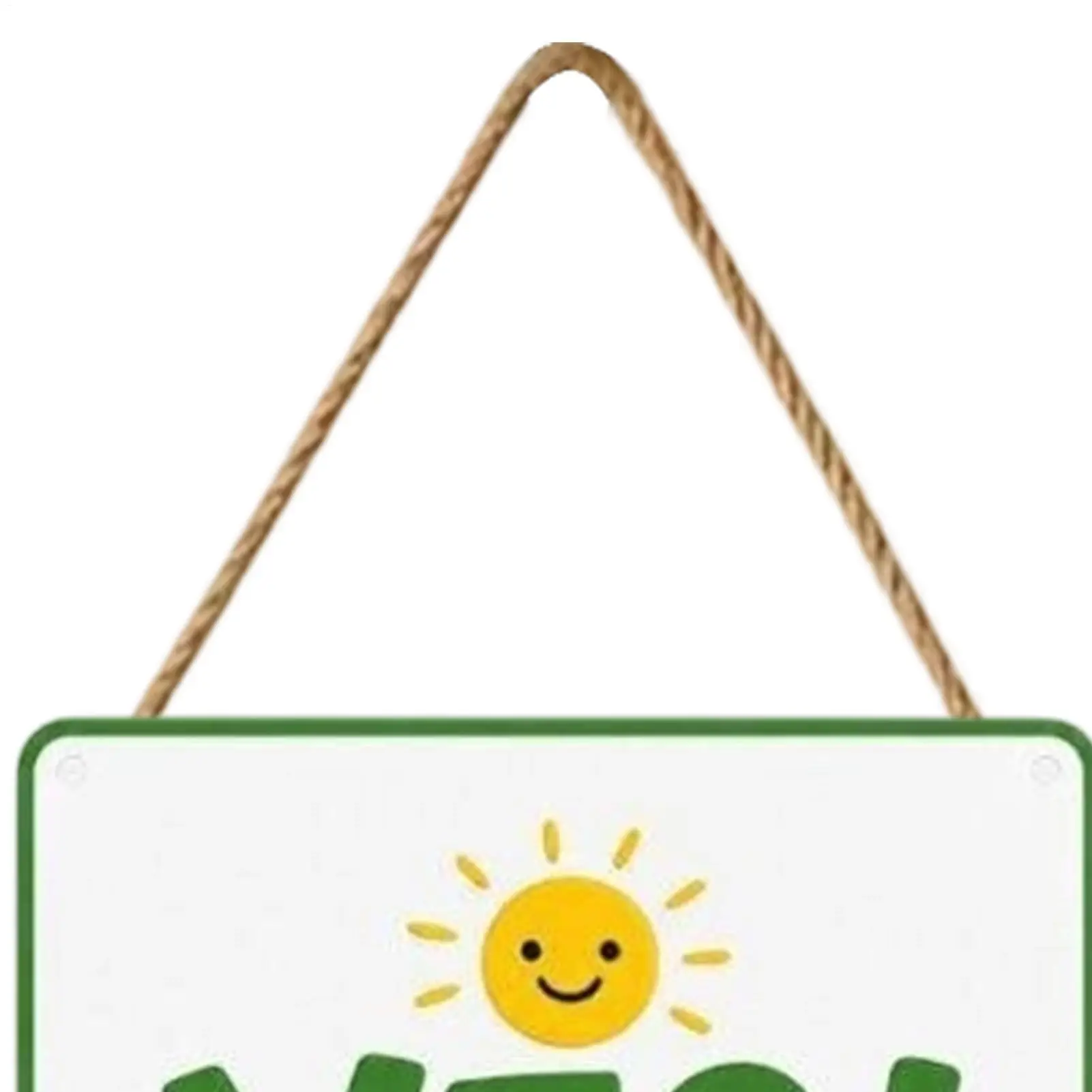 Door Hanger Metal Double Sided Summer Quiet Time Door Sign For Indoor Outdoor Garden Yard Grass Family Kids Nap Home Homework