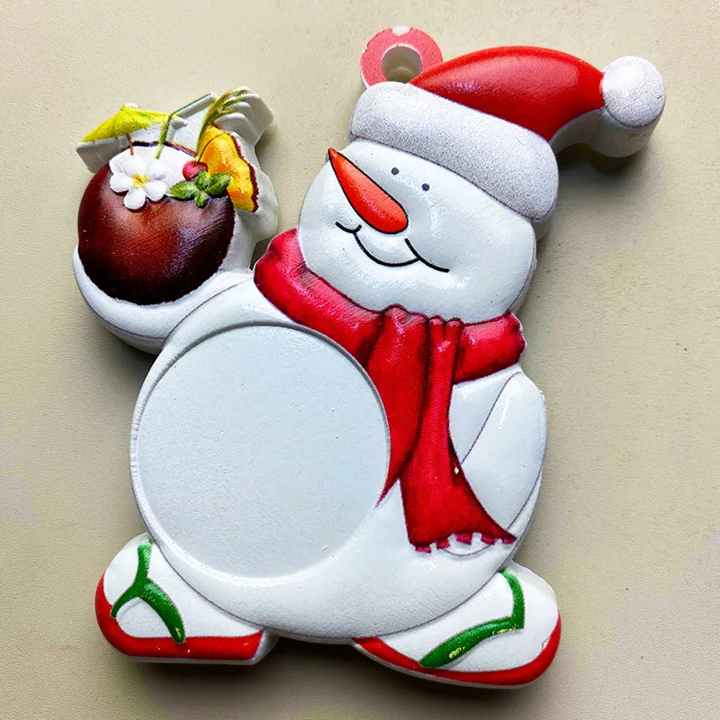 Harbin Snowman 3D refrigerator magnet tourist souvenirs Refrigerator magnet decorative supplies collection arts and crafts gifts