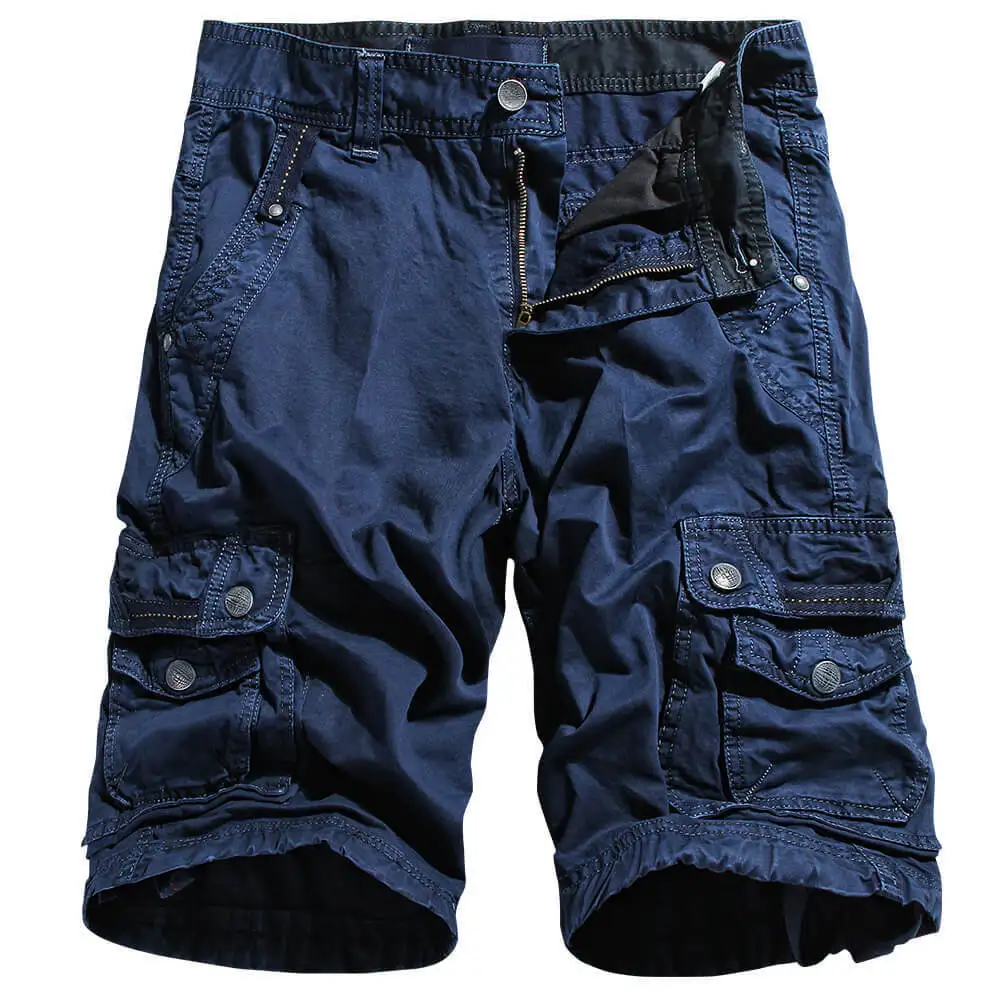 Men Shorts Loose Fitting Work Clothes Casual Pants Summer Outdoor Men Wear-resistant Training Pants