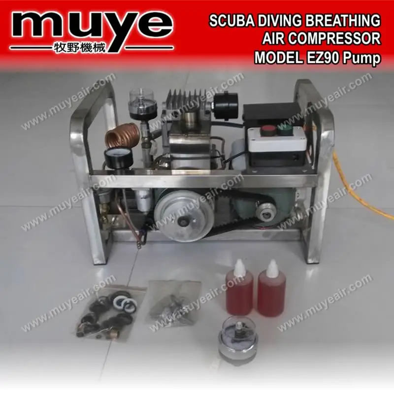 High pressure small scuba diving air compressor