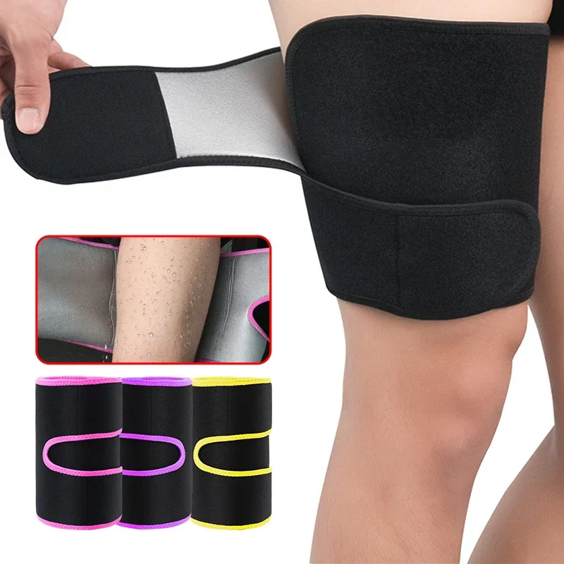 1/2Pcs Legwarmers Sauna Sweat Thigh Sleeves Calories off Warmer Slimming Legs Fat Burner Thermo Neoprene Compress Support Belt