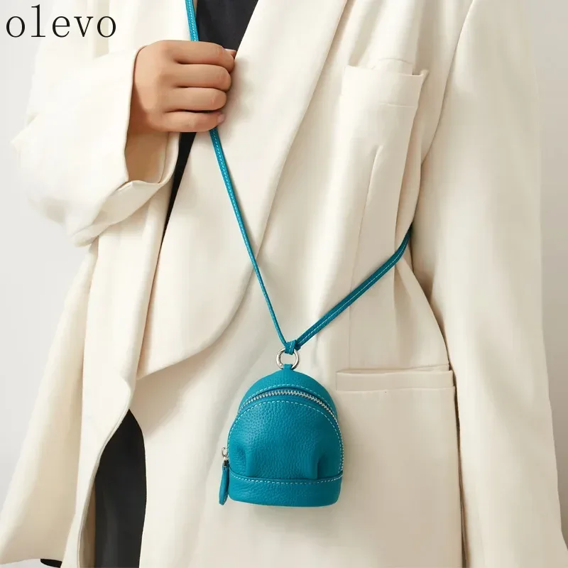 

Мини-сумка для монет из натуральной кожи для женщин, простая сумка-мессенджер на одно плечо, модная милая сумка для губной помады