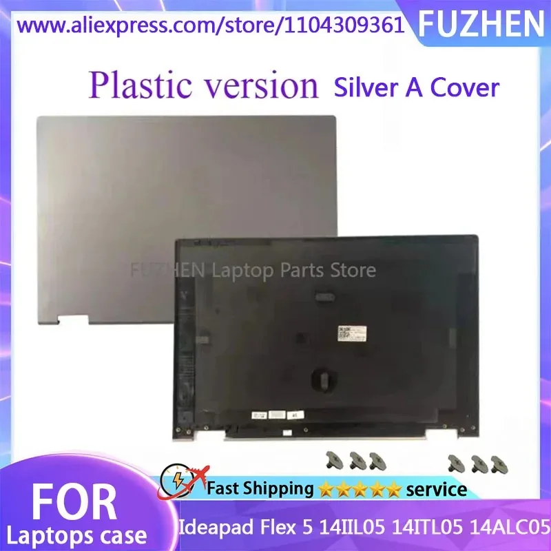 Nieuwe Cover Voor Ideapad Flex 5-14IIL 05 5 14ARE 05 14ITL 05 14ALC05 LCD Back Cover Palmrest Top Case Scharnier Bottom Cover Toetsenbord