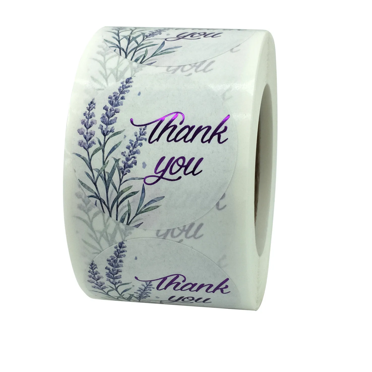 500Pcs lavender pattern colorful font 