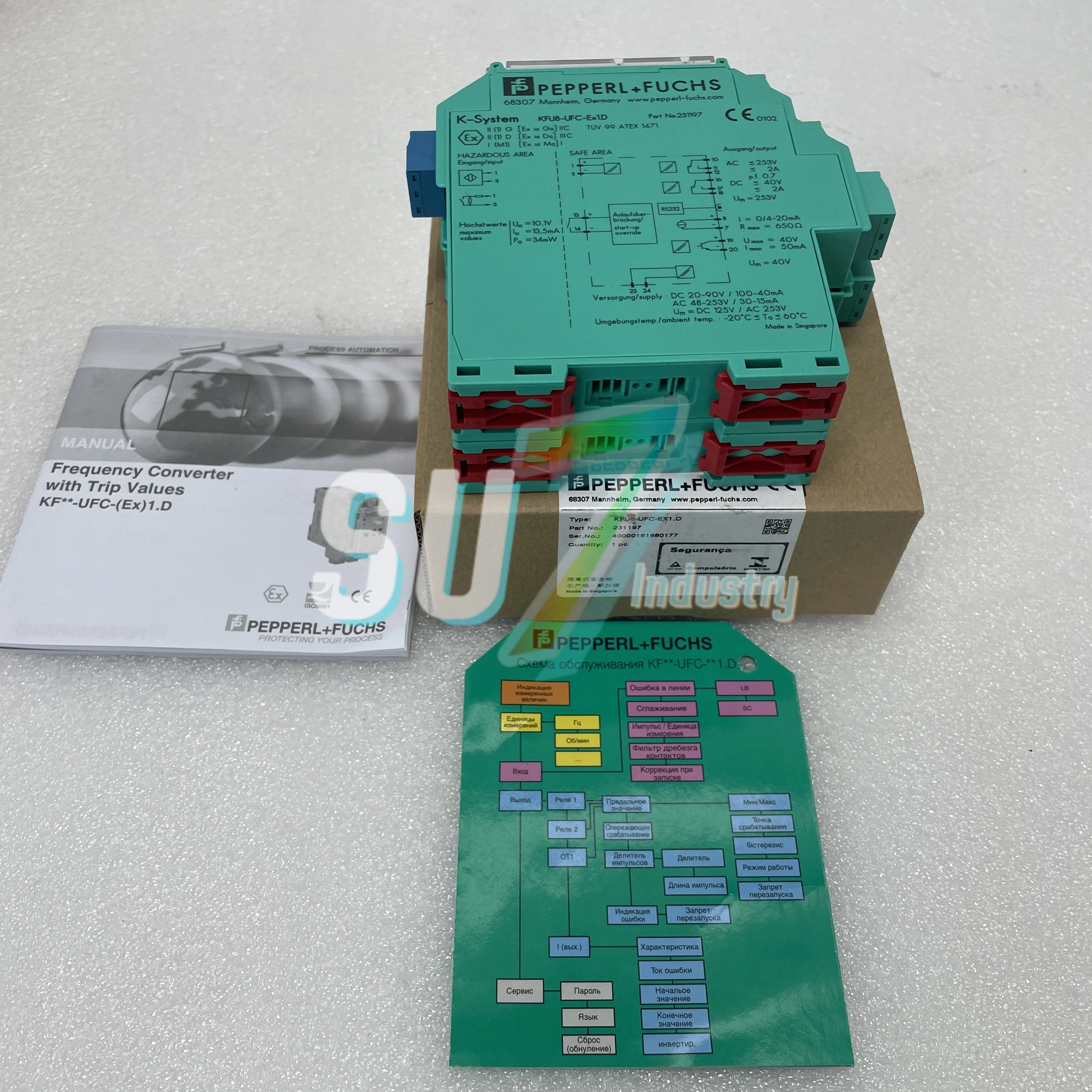 

KCD2-SOT-EX2 KFD0-CS-EX1.54 KFU8-UFC-EX1.D KFD2-STC4-Ex1.2O защитный барьер Новый оригинал