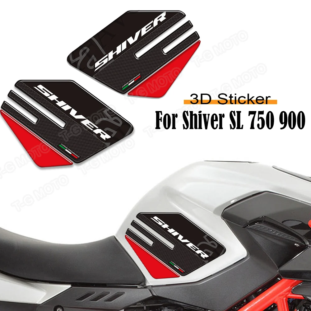 

For Aprilia SL 750 900 Shiver Stickers Motorcycle Tank Pad Grips Gas Fuel Oil Kit Knee Decals Protector