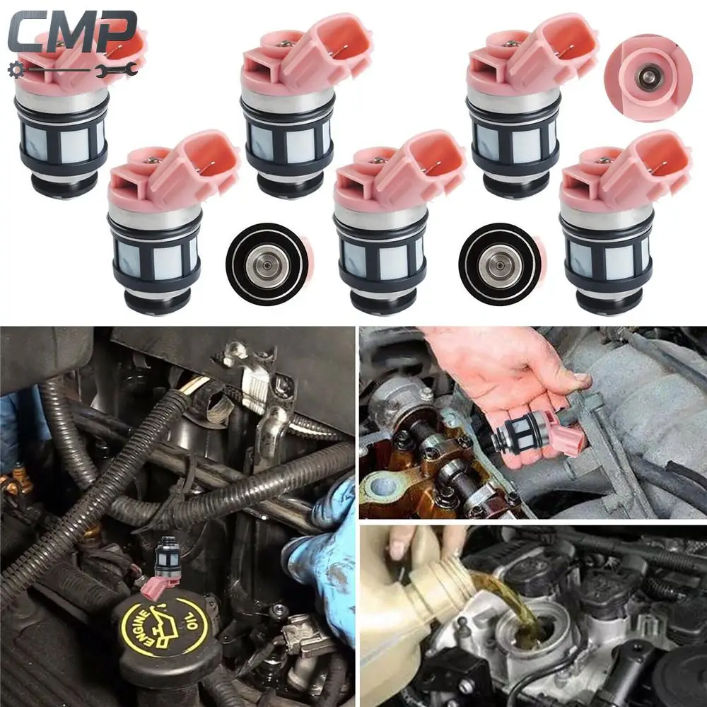 

166009S200 166001B000 6pcs Fuel Injectors Nozzle for Nissan 3.0L 3.3L VG30E VG33E 1996-2004 JS23-4 Car Engine Replacement Parts