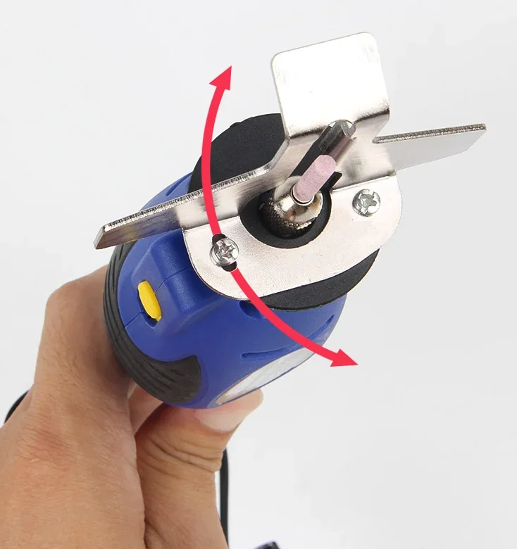 Mini 12V Electric Chain Grinder  Saw Steam Grinding Head