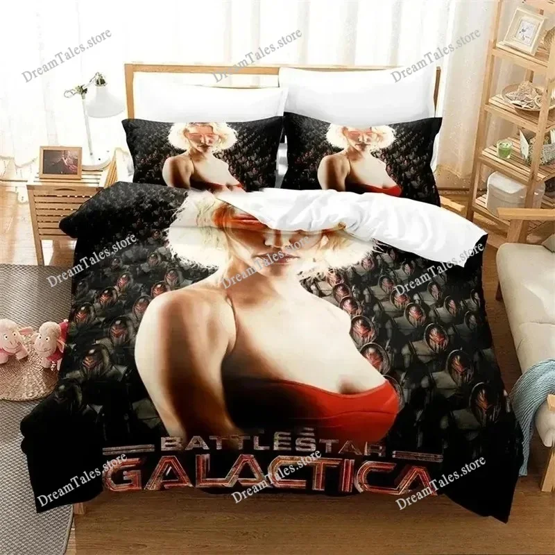 

3D Printed Battlestar Galactica Bedding Sets Exquisite Bed Supplies Set Duvet Cover Bed Comforter Set Luxury Birthday Gift