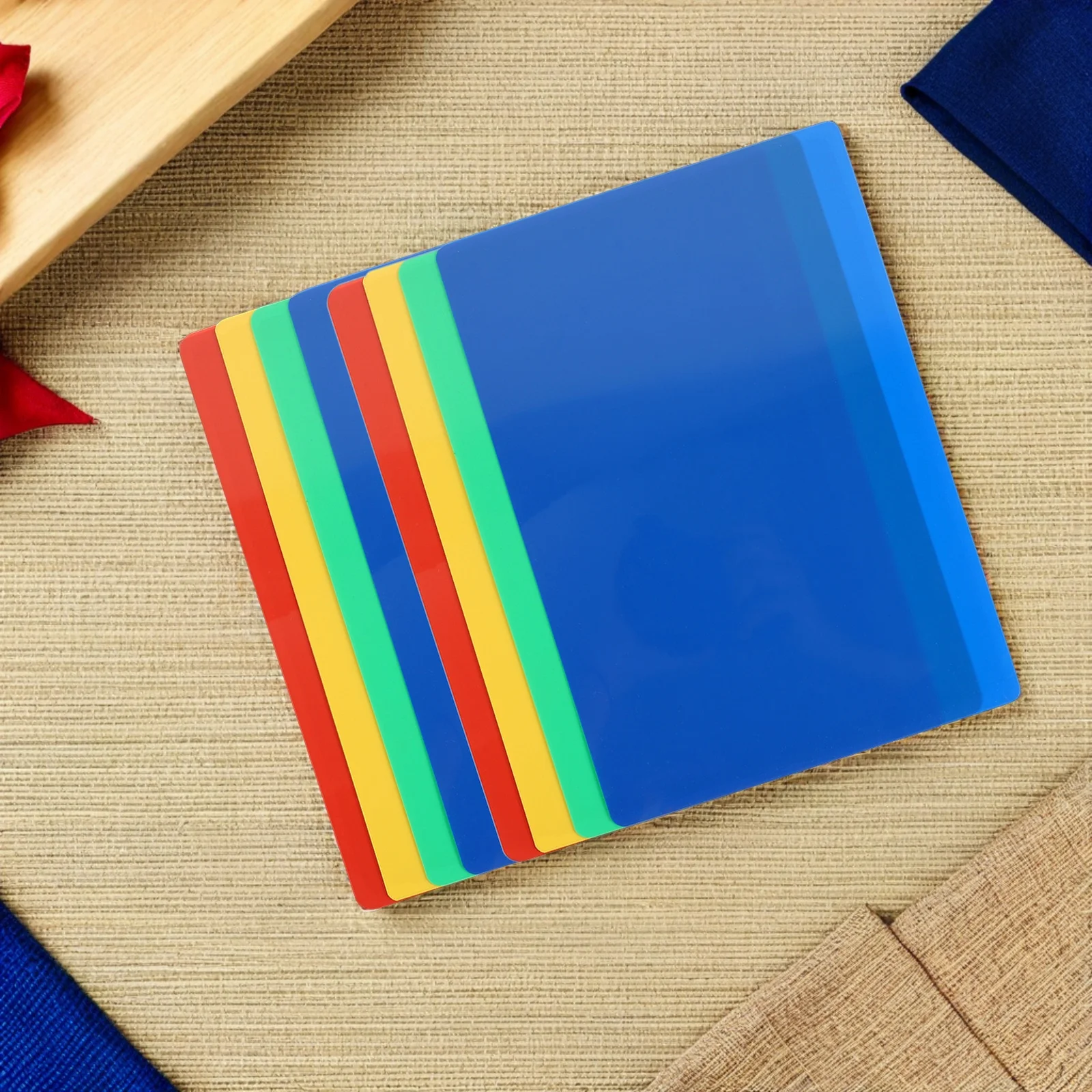 8 stuks Clay Craft Matten Polymeer Klei Snijplank Kleurrijke Herbruikbare DIY Pad Kids Activity Tools