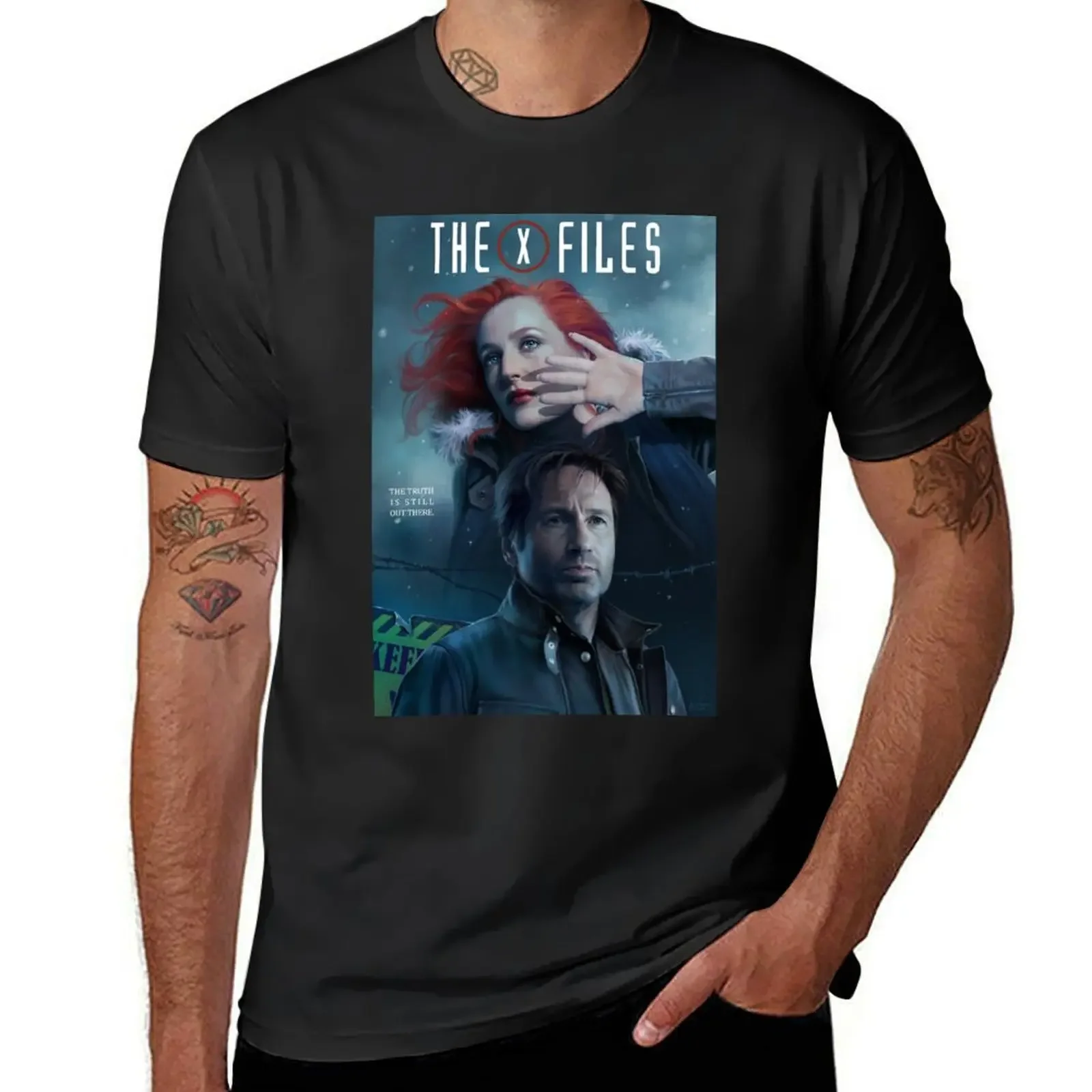 The X-files Poster s11 n°3 T-Shirt rapper graphic tees quick drying basketball graphic tees heavyweights shirts graphic tee men