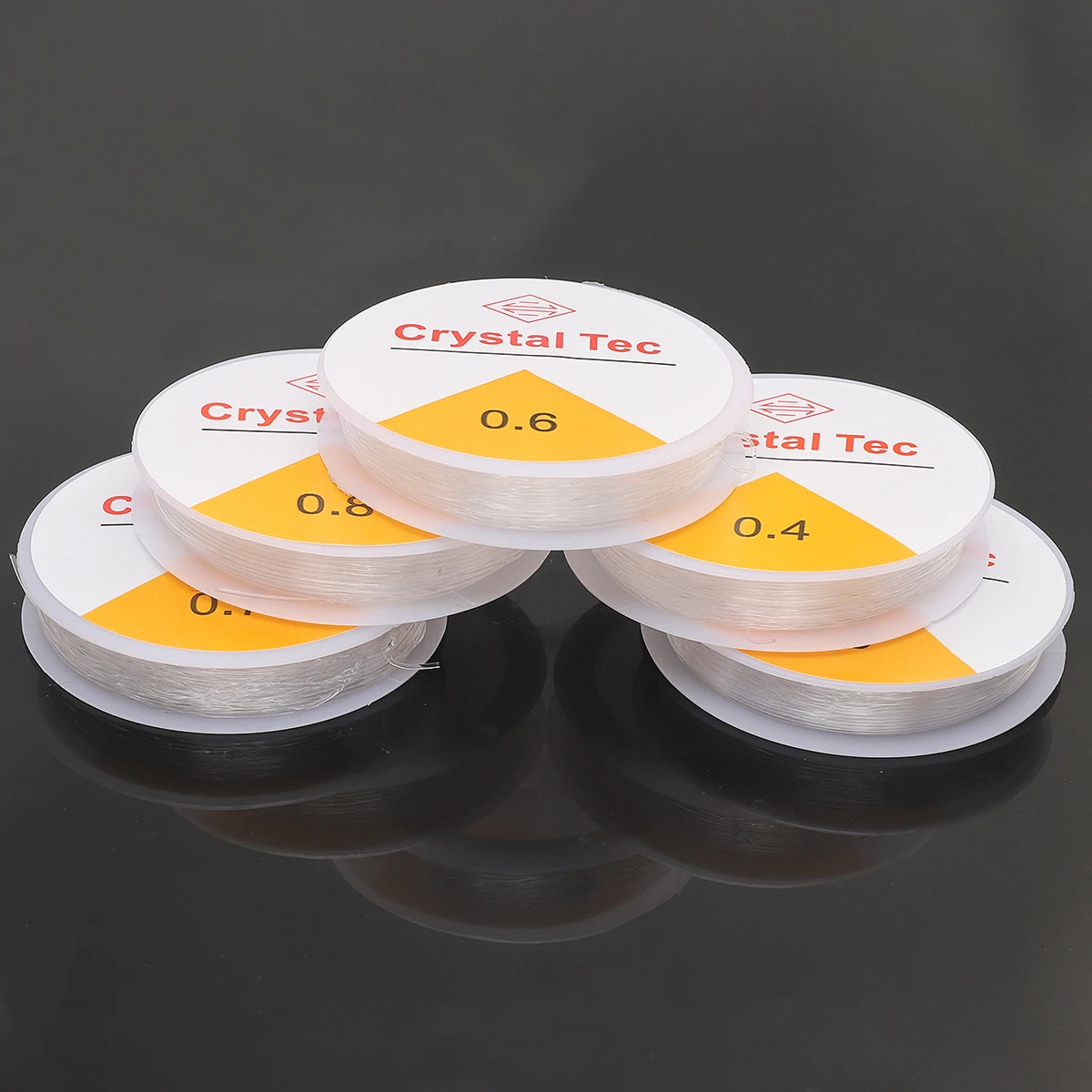 Cordoncino Elastico Premium 0.4-1.0mm - Filo Trasparente Resistente per Gioielli alla Moda