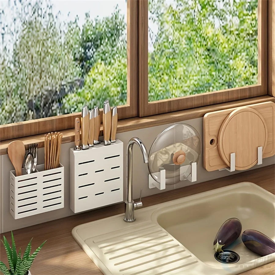 Kitchen Multifunctional Shelf For Seasoning Spices, Pepper Powder Wall Mounted Cabinet Storage Kitchen Tools Storage Suitable Fo