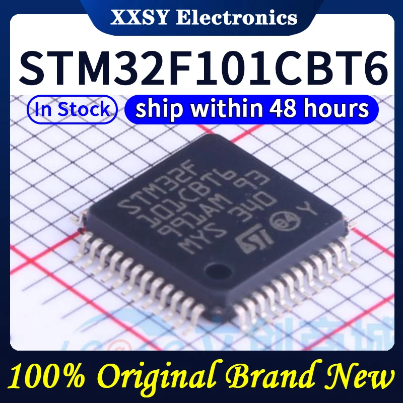 STM32F101C8T6 STM32F101CBT6 STM32F101RBT6 STM32F101RCT6 STM32F101RET6 STM32F101VCT6 STM32F101VBT6 STM32F101ZCT6 STMU32F101T6