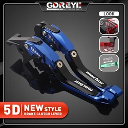 For Macbor Montana XR5 Excelle 500X 2019-2025 Motorcycle XR5 5D Brake Clutch Levers Handlebar Grip Handle Hand Grips Accessories