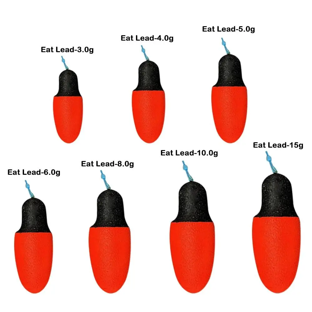 3PCS Nanomaterials Fishing Rock Float Superfine Sea Fishing Buoy Dual-purpose Eat Lead 3.0-15g Float Ice Fishing Accessories