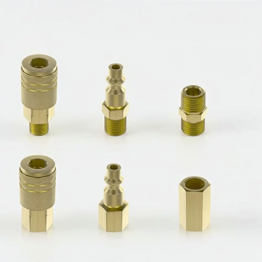 Industrial Air Hose Connector Kit 1 4 NPT Quick Connect Pneumatic Fitting Adapter For Air Compressor Equipment