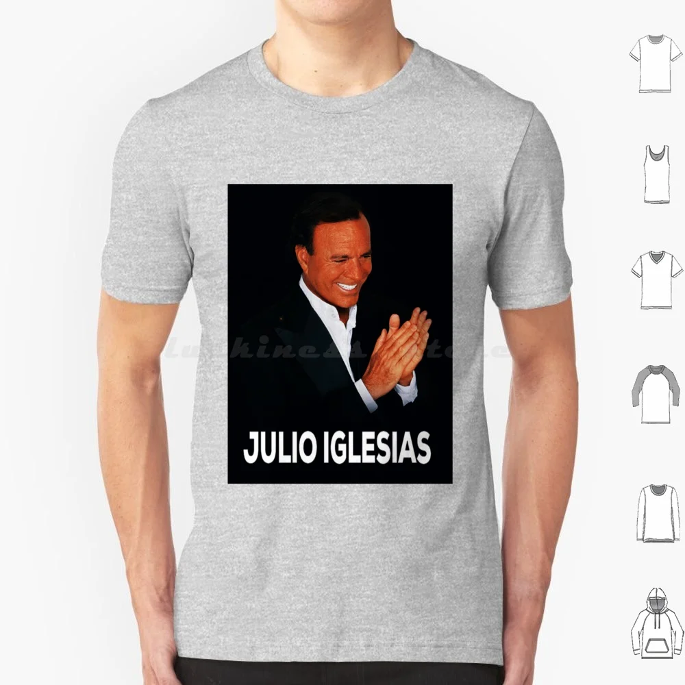 Mejor arte Julio Iglesias banda de música arte clásico camiseta 6xl algodón Cool Tee Julio Iglesias banda de música tendencia clásica