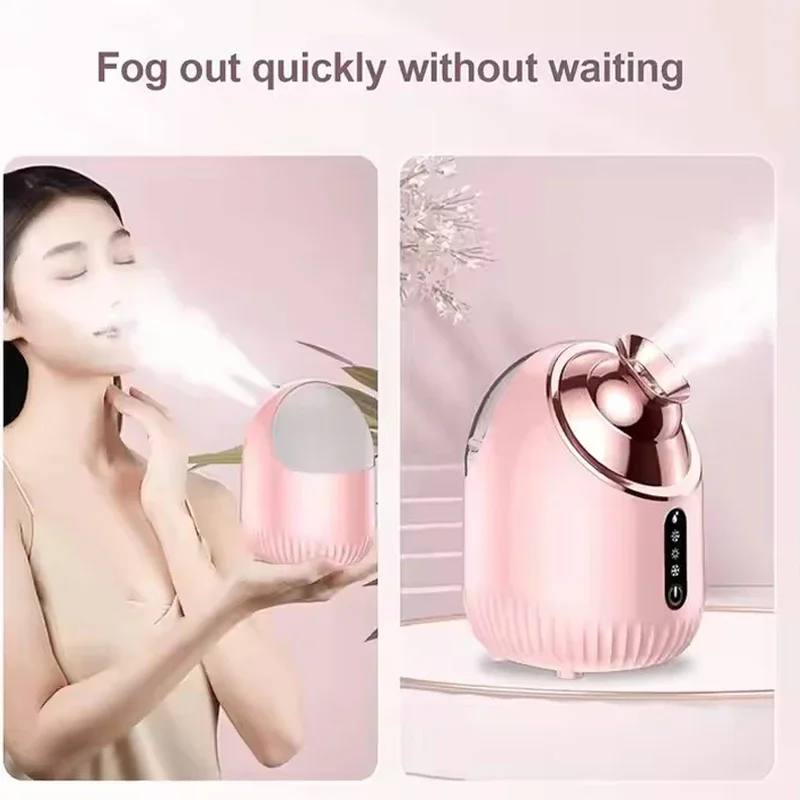 Vapeur pour le visage, pulvérisateur à brume Nano, nébuliseur froid et chaud, humidificateur de Sauna pour le nettoyage des Pores, SPA hydratant