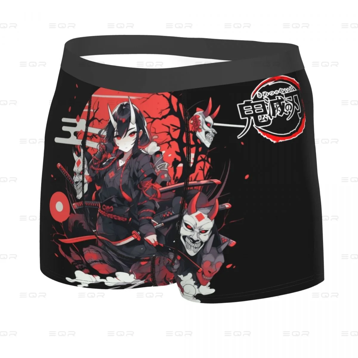 DEMON SLAYER Men's Boxer Briefs,Highly Breathable Underpants,Top Quality 3D Print Shorts Birthday Gifts