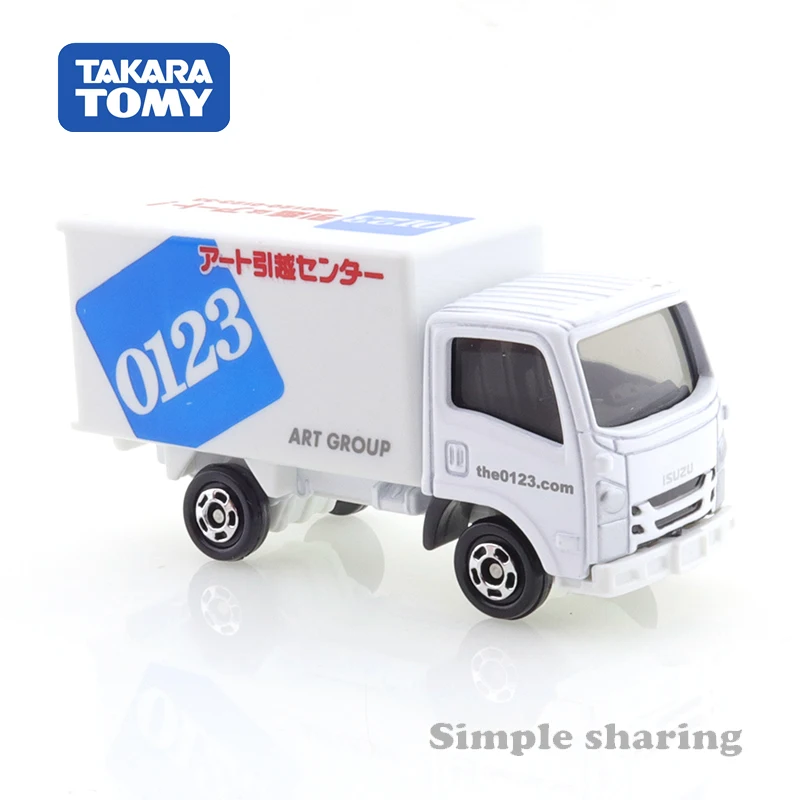 Takara Tomie Tomica No.57 Art Corporation Truck Legering Speelgoed Motorvoertuig Diecast Metalen Model Verzamelt Ornamenten