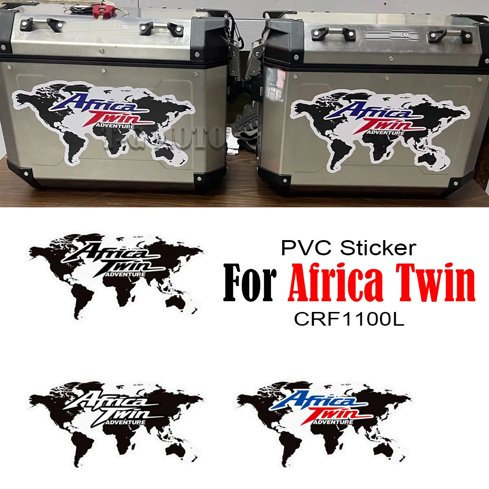 

For Honda Africa Twin CRF1000L CRF1100L Adventure Sports Motorcycle Sticker Top Box luggage suitcase Tank pad protection decals