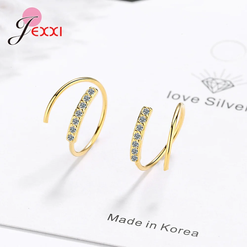 New Special Design Women 925 Sterling Silver Jewelry Accessory Hoop Earrings For Birthday/ Wedding/Engagement Party Jewelry