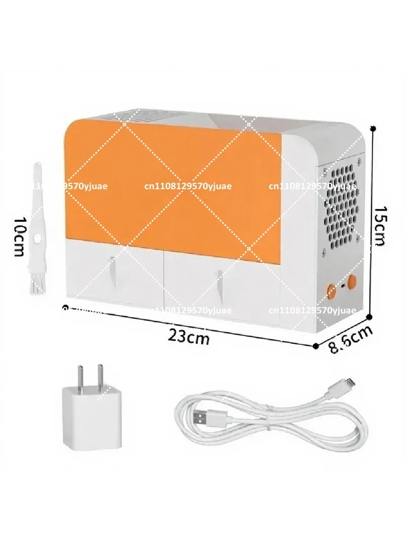 Portable Electric Grain Winnower for Bird Seeds Seed Cleaning Machine Grain Husk Blower for Bird Feeding