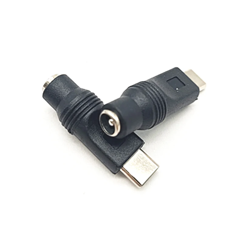 DC Power Adapter Converter Type-C USB Male to 5.5x2.1mm Female Jack Connector for Laptop Notebook Computer PC
